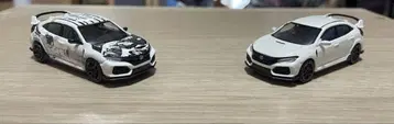 MINI GT 혼다 시빅 타입 R 2대 세트