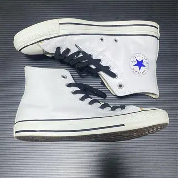 컨버스 가죽 화이트 CONVERSE ALL STAR HI