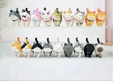 고양이 피규어 세트