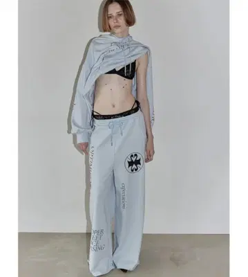 새상품 SORIN EXHAUST Print Wide Pants
