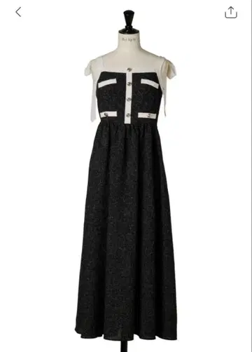 herlipto Verona Tweed Long Dress