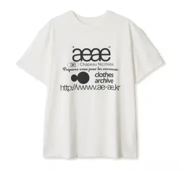 AEAE WEB LOGO 티셔츠