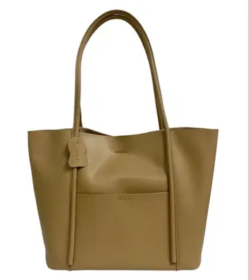 미사용품 TESLA 테슬라 가죽 토트백 베이지 25개 403