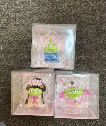 리틀 그린멘 하카마 기모노 도미빵 3개 세트 사쿠라 디즈니 스토어