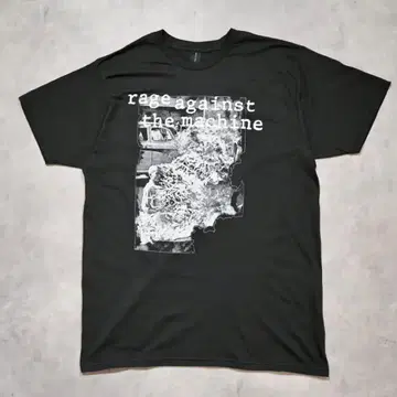 레이지 어게인스트 더 머신 Cover Tracklist Tee XL 공식