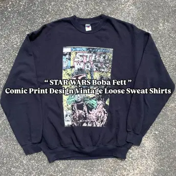 [ 초레어 ] 'STAR WARS' 빈티지 루즈 스웻