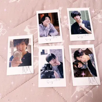 기무라 세이야 팬미팅 팬미 굿즈 폴라로이드풍 카드 사인 포함