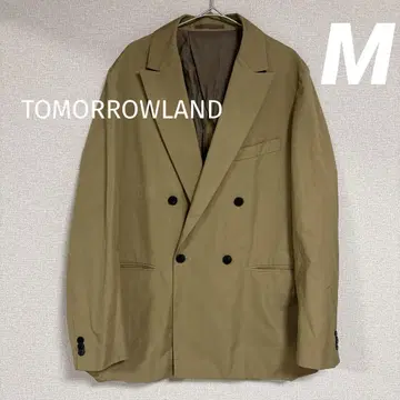 투모로우랜드 베이지 테일러드 자켓 남성용 M 가을 겨울