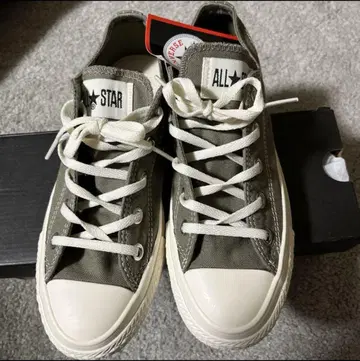 [ 새상품 ] CONVERSE ALL STAR 로우컷 스니커즈 카키