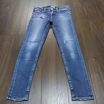 로데오 크라운 데미지 데님 팬츠