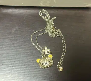 리락쿠마 큐빅 목걸이 소포장 포함