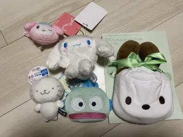 새상품 산리오 5세트 한교동 포차코 폼폼푸딩 하나마루