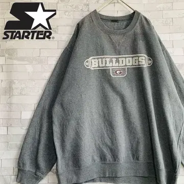 스타터 맨투맨 조지아 대학 BULLDOGS XL 상당 구제 의류