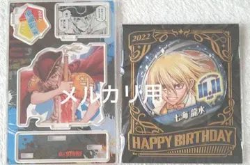 Dr.STONE 나나미 류스이 생일 캔뱃지 & 디오라마 피규어