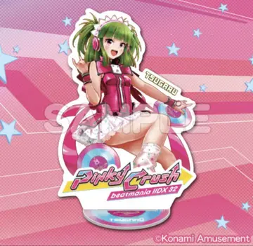 beatmania IIDX 복권 빛나는 아크릴 스탠드 츠가루 bemani