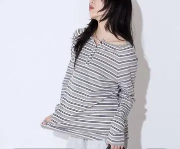 멀티 보더 헨리 LST 지나시스 미사용 새상품 이번 시즌 신상