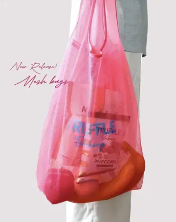 TruffleBAKERY 메쉬 백 핑크