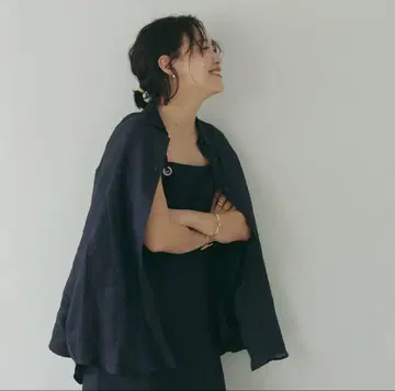 apart by 이시오카 마미 콜라보 프렌치 린넨 셔츠