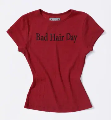 SCULPTOR bat hair day 상의 빨간색