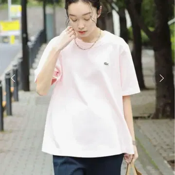 BEAMS BOY LACOSTE 별주 A라인 사슴 셔츠