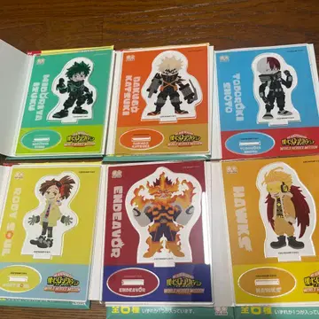 히로아카 월드 히어로즈 미션 아크릴 스탠드 6종