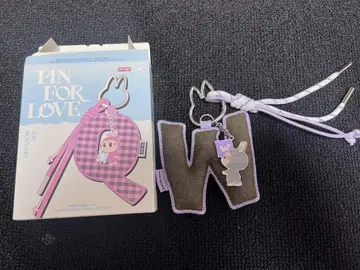 러브럽 LABUBU PIN FOR LOVE 봉제 인형 펜던트 W