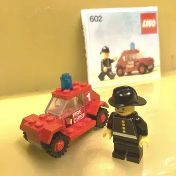 LEGO 602 소방 지프 새상품급 1978년