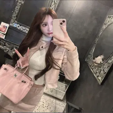 LUMIGNON 루미뇽 corduroy pink set up