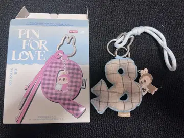 러브브 LABUBU PIN FOR LOVE 봉제 인형 펜던트 &