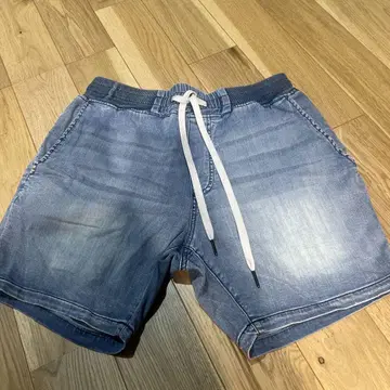 우노피우 데님 하프 팬츠