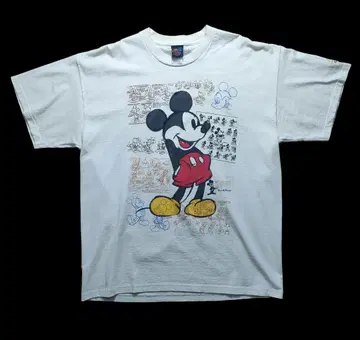 90s 디즈니 USA제 Art of Disney 미키 T셔츠 L