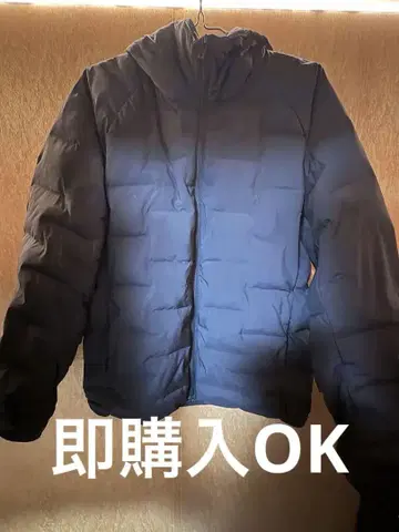 유니클로 후드 부착 다운 자켓