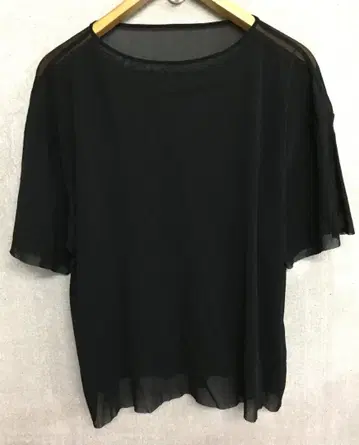 아에레 aere 시스루 S/S 티셔츠 셔츠 블랙