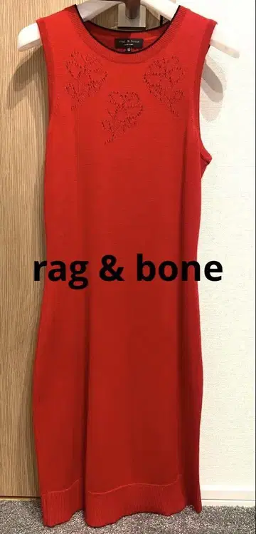 rag & bone 니트 원피스 빨간색 사이즈 : XS