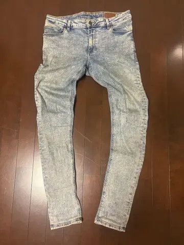 ASOS 스트레치 스키니 청바지 라이트 블루