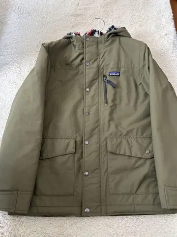 Patagonia 보이즈 인페르노 자켓 카키 그린