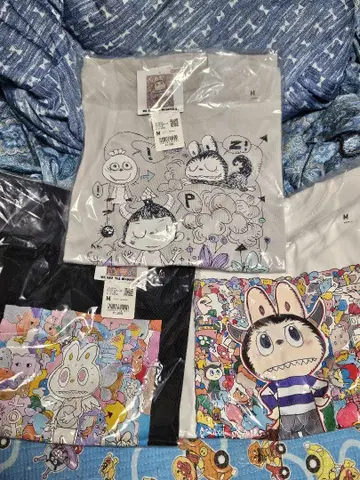 UNIQLO POPMART UT 러브브 유니클로 M 3장 세트