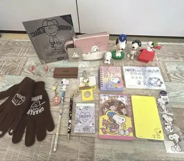 스누피 peanuts 묶음 판매 사진 액자 메모장 레터 세트