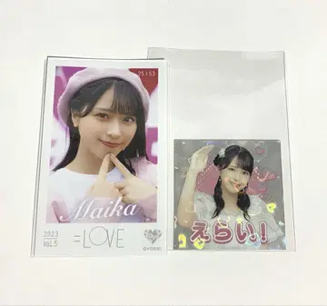 이코럽 사사키 마이카 미니 사진 스티커