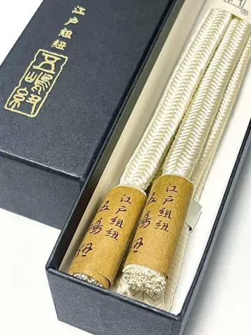 고토지마 끈 허리띠 유루기 조립 에도 조립 끈 순수 실크 요리후사