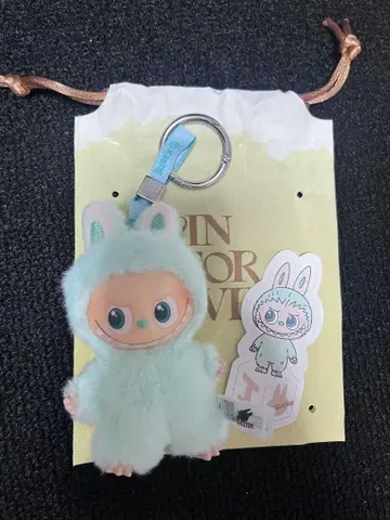 러브부 LABUBU PIN FOR LOVE 봉제 인형 펜던트 I