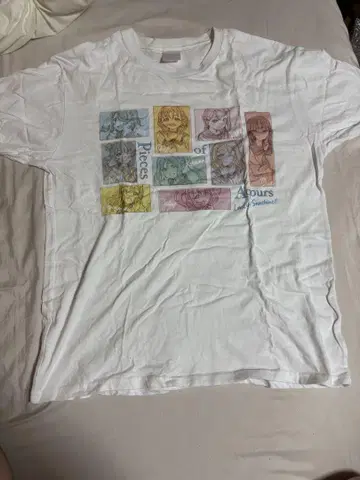 Aqours 5주년 전시회 T셔츠 프리 사이즈