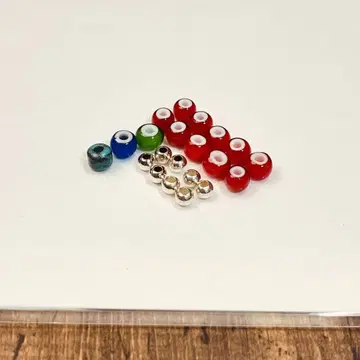 세트 TADY&KING 터콰이즈 비즈 화이트 부품 SV 중공 비즈