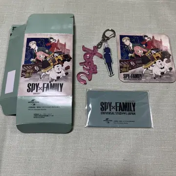 USJ 한정 SPY x FAMILY 굿즈 아크릴 키링&코스터 세트