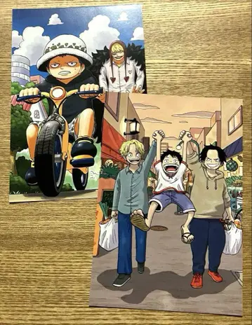 110 원피스 학원 엽서 최강 점프 2장