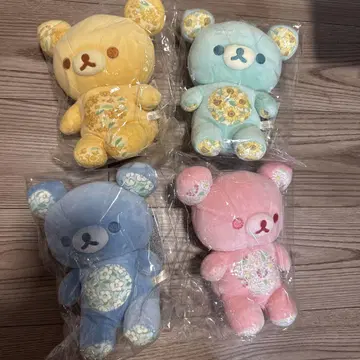 리락쿠마 당신을 생각하는 포근 봉제 인형 마츠야 긴자 세트