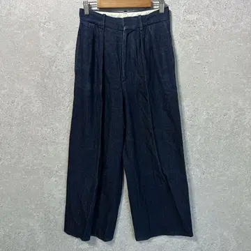DRESSTERIOR (36) 와이드 하이라이즈 데님 팬츠 청바지