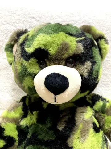 빌드어베어 Build-A-Bear 카모 패턴 미사용 곰 봉제 인형
