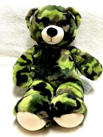 빌드어베어 Build-A-Bear 카모 패턴 미사용 곰 봉제 인형