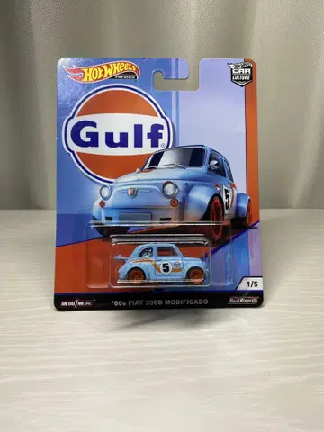 Hot Wheels GULF 60s FIAT 500D Modificado